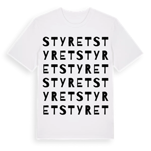 Styret ordlek t-shirt – ekologisk bomull t-shirt från Pinshirt