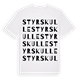 Styrskulle ordlek t-shirt