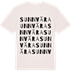 Vintage White t-shirt med Sunnvära ordlek t-shirt