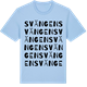 Blue Soul t-shirt med Svängen ordlek t-shirt