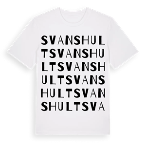 Svanshult ordlek t-shirt – ekologisk bomull t-shirt från Pinshirt