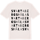 Vintage White t-shirt med Svartabergshåla ordlek t-shirt