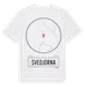 White t-shirt med Svedjorna t-shirt