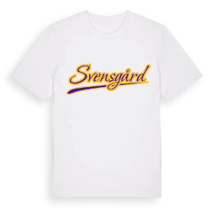 Svensgård baseball t-shirt – ekologisk bomull t-shirt från Pinshirt