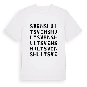Svenshult ordlek t-shirt – ekologisk bomull t-shirt från Pinshirt