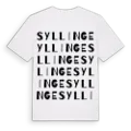 Syllinge ordlek t-shirt