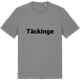 Mid Heather Gray t-shirt med Täckinge fetstil t-shirt