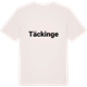 Vintage White t-shirt med Täckinge fetstil t-shirt