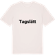 Vintage White t-shirt med Tagslätt fetstil t-shirt