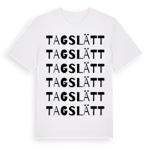 Tagslätt ordlek t-shirt – ekologisk bomull t-shirt från Pinshirt