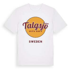 Talgsjö cirkel t-shirt – ekologisk bomull t-shirt från Pinshirt