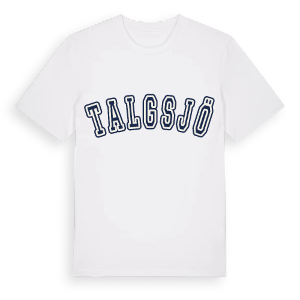 Talgsjö college t-shirt – ekologisk bomull t-shirt från Pinshirt