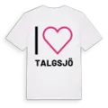 Jag älskar Talgsjö t-shirt stort tryck
