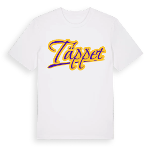 Täppet baseball t-shirt – ekologisk bomull t-shirt från Pinshirt