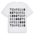 Tempelborg ordlek t-shirt