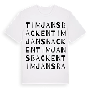 Timjansbacken ordlek t-shirt – ekologisk bomull t-shirt från Pinshirt