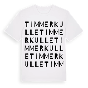 Timmerkulle ordlek t-shirt – ekologisk bomull t-shirt från Pinshirt