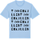Blue Soul t-shirt med Timmerkullen ordlek t-shirt