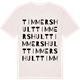 Vintage White t-shirt med Timmershult ordlek t-shirt