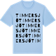 Blue Soul t-shirt med Timmersjö ordlek t-shirt