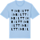 Blue Soul t-shirt med Timrilt ordlek t-shirt