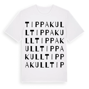 Tippakull ordlek t-shirt – ekologisk bomull t-shirt från Pinshirt