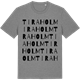 Mid Heather Gray t-shirt med Tiraholm ordlek t-shirt