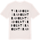 Vintage White t-shirt med Tiraholm ordlek t-shirt