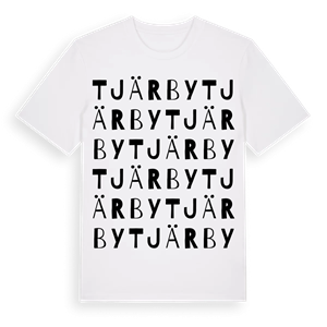 Tjärby ordlek t-shirt – ekologisk bomull t-shirt från Pinshirt