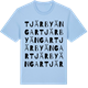 Blue Soul t-shirt med Tjärby ängar ordlek t-shirt