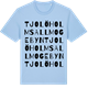 Blue Soul t-shirt med Tjolöholms Allmogebyn ordlek t-shirt