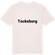 Vintage White t-shirt med Tockeborg fetstil t-shirt