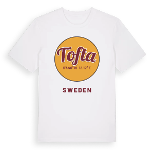 Tofta cirkel t-shirt – ekologisk bomull t-shirt från Pinshirt