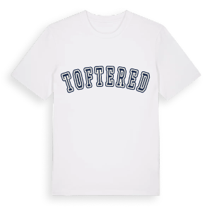 Toftered college t-shirt – ekologisk bomull t-shirt från Pinshirt