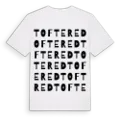 Toftered ordlek t-shirt