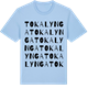 Blue Soul t-shirt med Tokalynga ordlek t-shirt