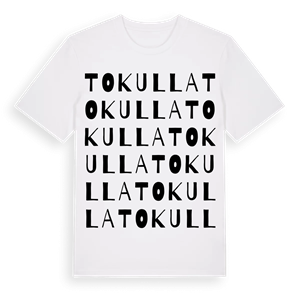 Tokulla ordlek t-shirt – ekologisk bomull t-shirt från Pinshirt