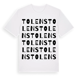 Tolens ordlek t-shirt – ekologisk bomull t-shirt från Pinshirt