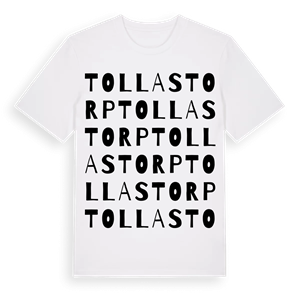 Tollastorp ordlek t-shirt – ekologisk bomull t-shirt från Pinshirt