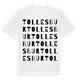 White t-shirt med Tollesbur ordlek t-shirt