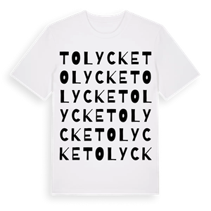 Tolycke ordlek t-shirt – ekologisk bomull t-shirt från Pinshirt
