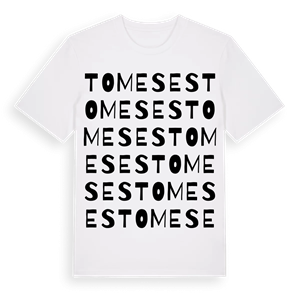 Tomeses ordlek t-shirt – ekologisk bomull t-shirt från Pinshirt