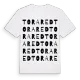 Torared ordlek t-shirt