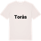 Vintage White t-shirt med Torås fetstil t-shirt