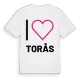 Jag älskar Torås t-shirt stort tryck