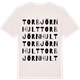 Vintage White t-shirt med Torbjörnhult ordlek t-shirt