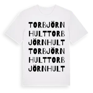 Torbjörnhult ordlek t-shirt – ekologisk bomull t-shirt från Pinshirt