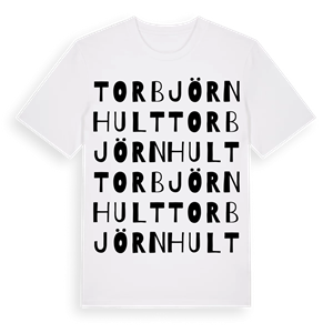 Torbjörnhult ordlek t-shirt – ekologisk bomull t-shirt från Pinshirt