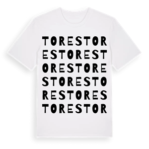 Tores ordlek t-shirt – ekologisk bomull t-shirt från Pinshirt