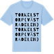 Blue Soul t-shirt med Torkelstorp (västra delen) ordlek t-shirt